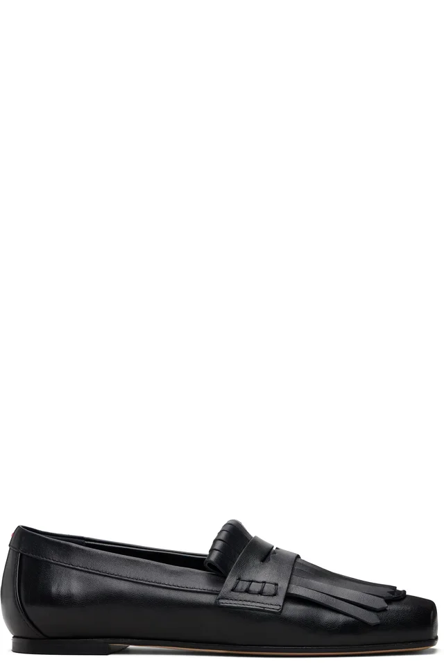Aeyde Black Belen Tassel Loafers, image 1 of 1 from SSENSE
