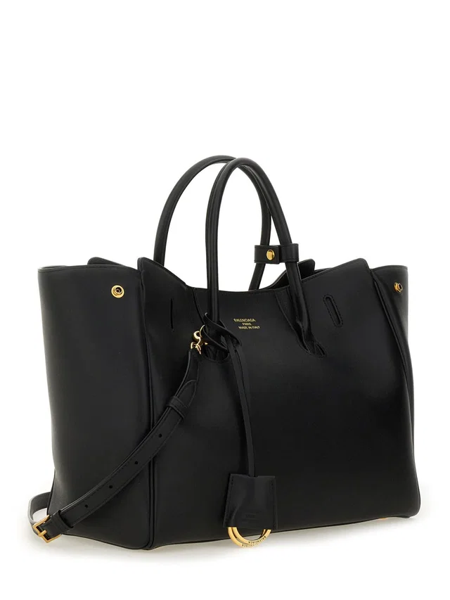 Balenciaga Domesticated Calf Leather Shoulder Bag — Black in Black Calfskin from HEWI