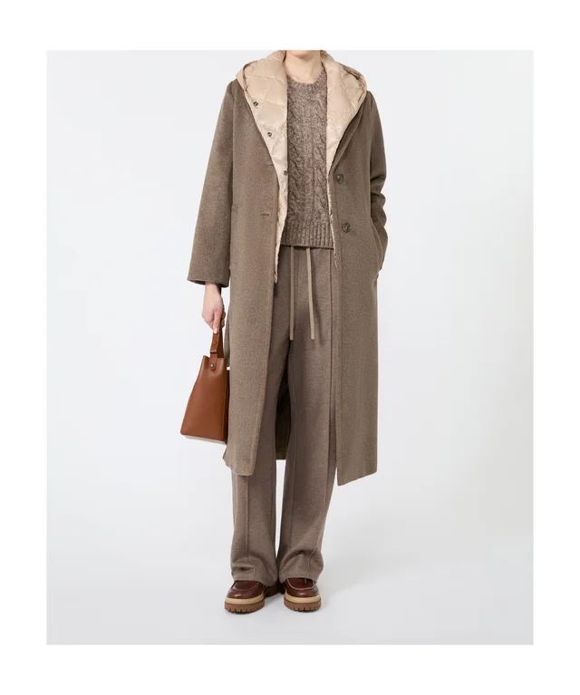 Weekend Max Mara Wool and alpaca teddy long coat, photo 3 of 5 from SENSER