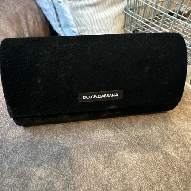 Dolce & Gabbana Women's Sunglasses - Black in black from Depop, photo 1 of 1