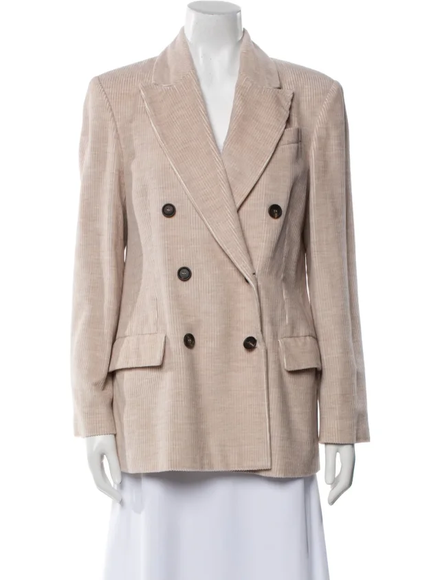 Brunello Cucinelli Striped Blazer from The RealReal