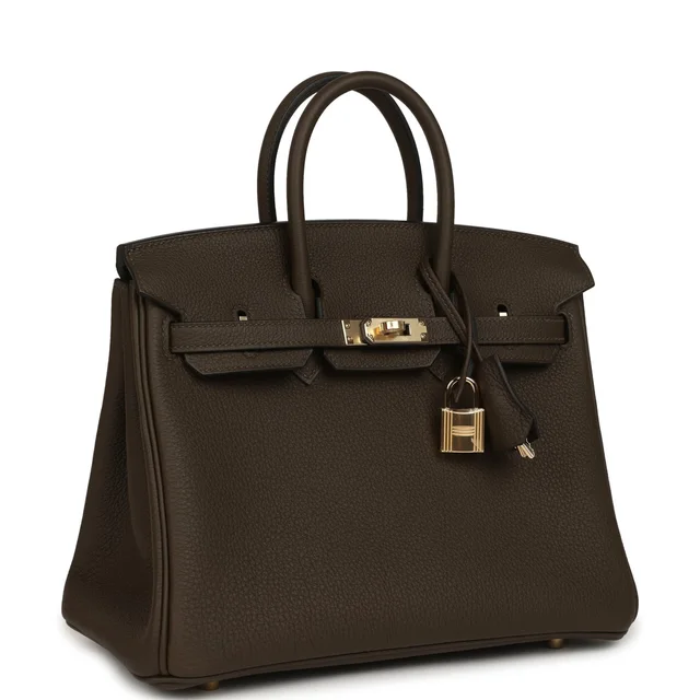 Hermès Birkin 25 Vert Loden Togo Permabrass Hardware in Green Togo leather from Madison Avenue Couture, photo 2 of 2