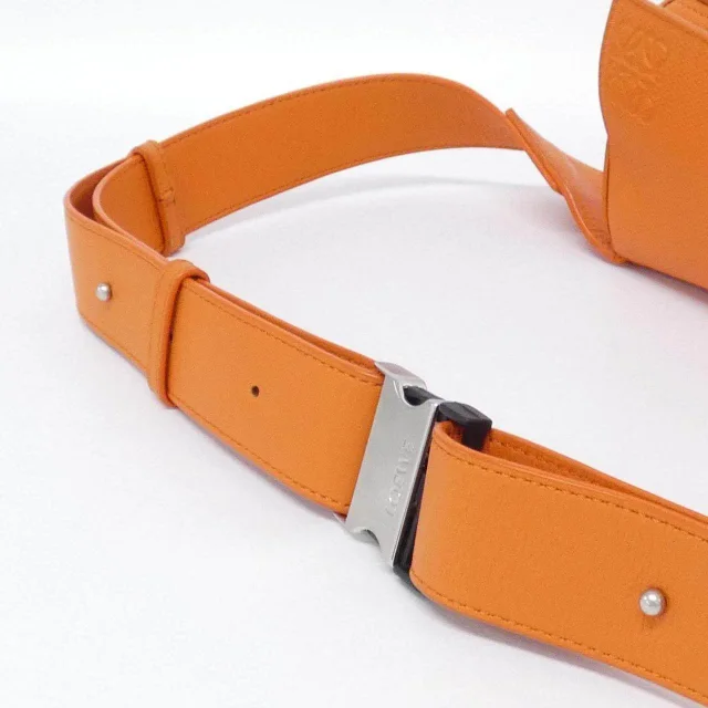 Loewe Puzzle Small Calf Shoulder Bag in Orange Calfskin from LuxUness, photo 8 of 10