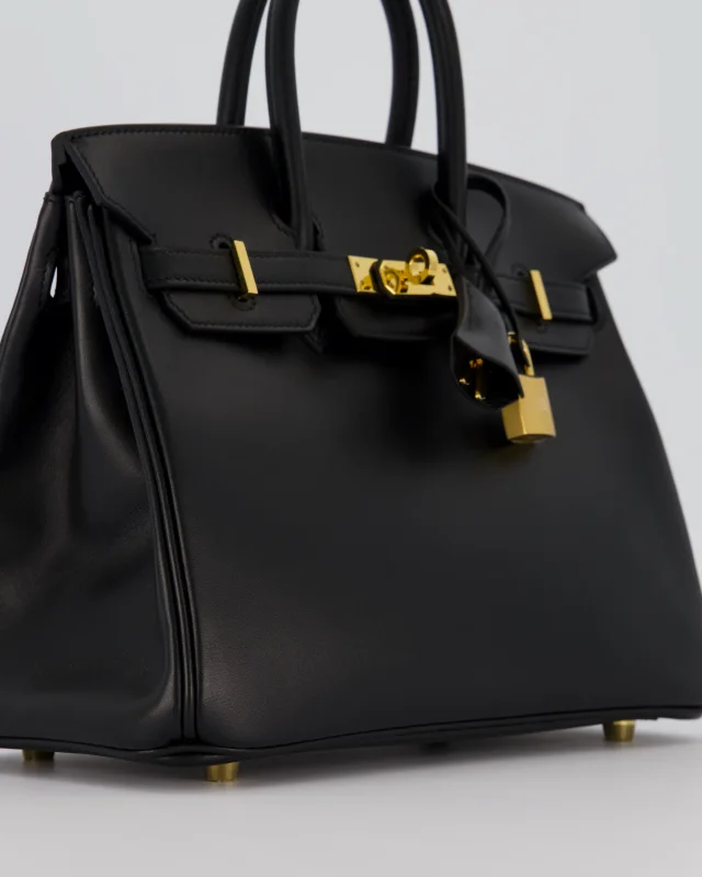 Hermès Birkin 25 Retourne Bag in Black Leather from Sellier, photo 10 of 12