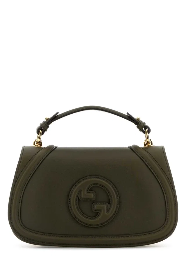 Gucci Blondie Top Handle Bag — Green Calf Skin in Green Calfskin from HEWI