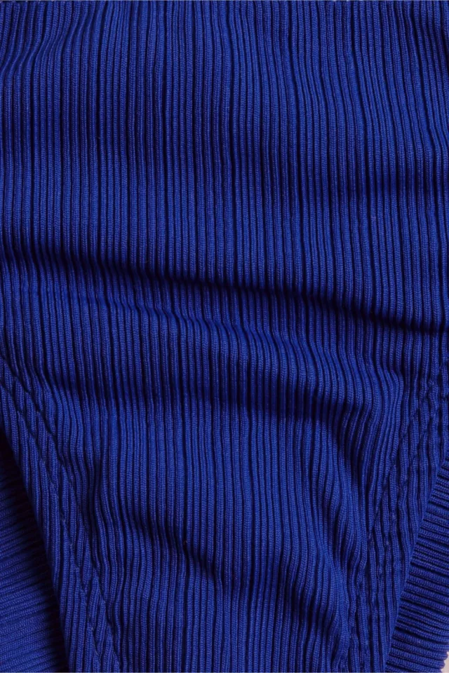 Vix Paula Hermanny Milano Ribbed Jersey Low-Rise Bikini Briefs in Royal blue, photo 8 of 9 from THE OUTNET