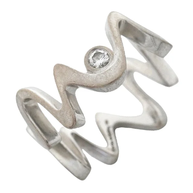 Tiffany & Co. Ring Frank Gehry Equus White Gold Diamond in White from The Reluxe