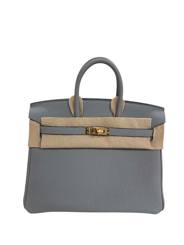 Hermès Birkin 25 Blue Glacier Togo GHW #W in Blue Togo leather from Luxury Promise
