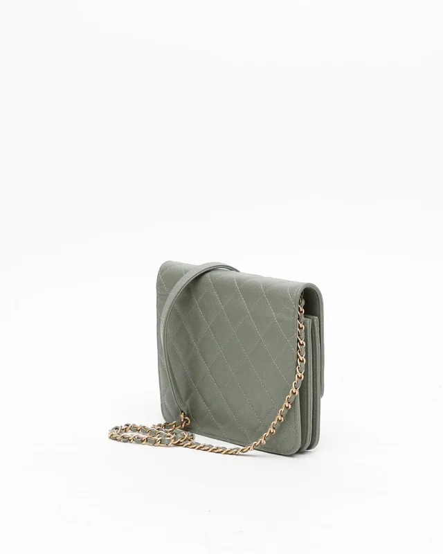 Chanel Square Caviar Wallet On Chain Bag in Caviar leather from A Retro Tale, photo 3 of 12
