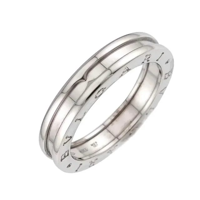 Bvlgari B-ZERO1 1 BAND Ring 18K White Gold 750 Size63 9.75-10(US) in White from Luxury Promise