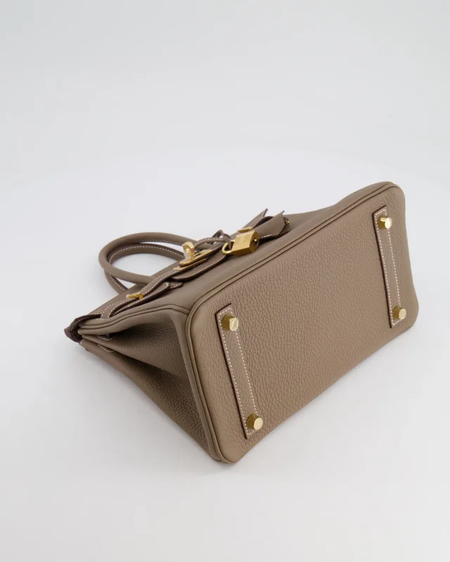 HOT* Hermès Birkin Retourne 25 Bag in Taupe Togo leather from Sellier, photo 17 of 22