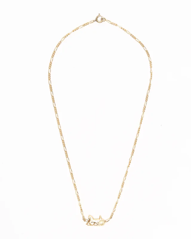 Celine Horse Carriage Gold-tone Necklace in Gold from A Retro Tale, photo 2 of 5