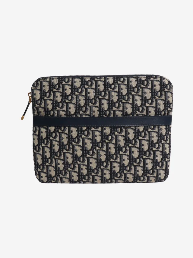 Dior Blue Oblique DiorTravel Travel Kit in Blue from Sign of the Times
