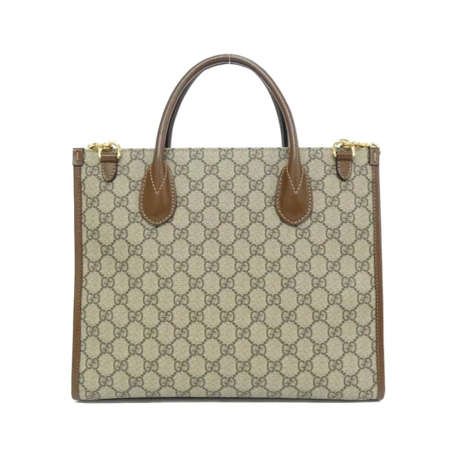 Gucci GG Supreme Canvas Bag in Beige Canvas from LuxUness, photo 2 of 9
