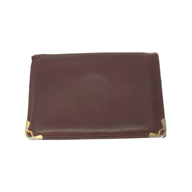 Cartier Must Line Leather Card Case in Leather from LuxUness