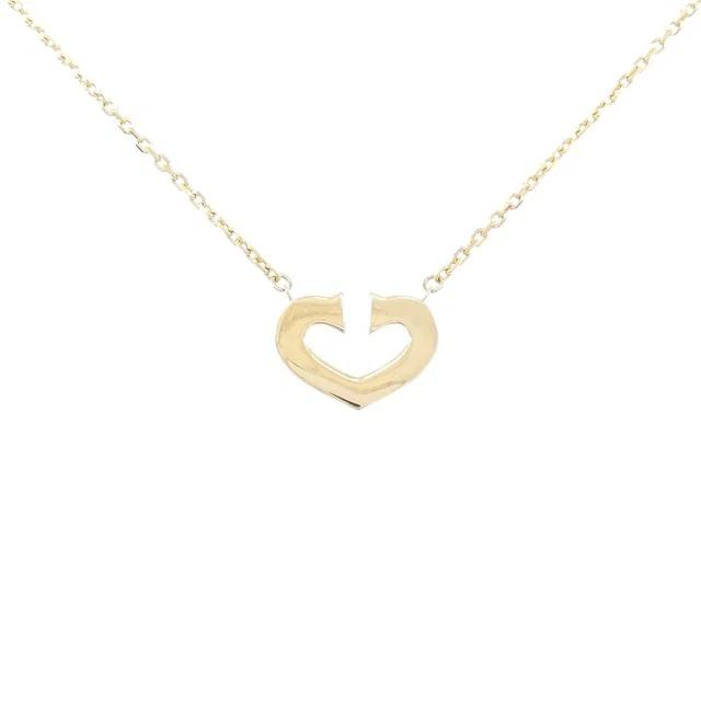 Cartier C Heart 750 Yellow Gold Necklace in Yellow from LuxUness