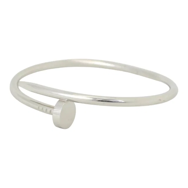Cartier Juste Un Clou Bracelet White Gold #18 in White from Luxury Promise
