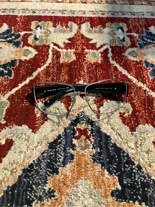 Prada Sunglasses Frames Spr61g Black Silver in silver|black|red|gray from Poshmark