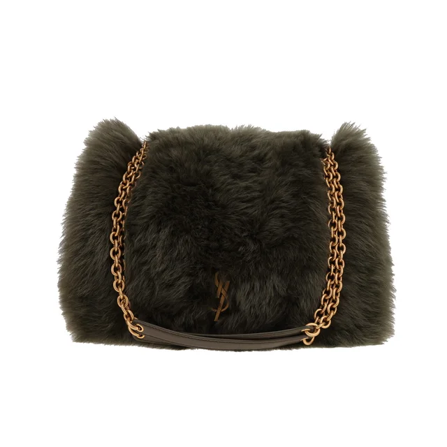 Saint Laurent Jamie handbag in Green Leather from Collector Square, photo 2 of 5
