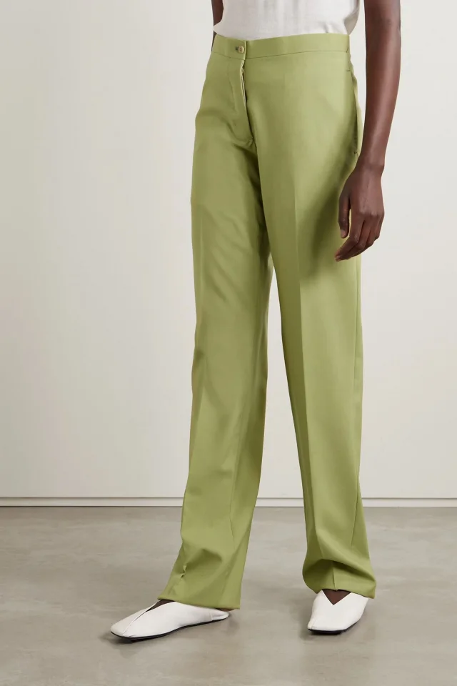 Giuliva Heritage The Janice Wool-Twill Straight-Leg Pants, photo 3 of 5 from THE OUTNET