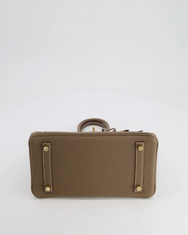 HOT* Hermès Birkin Retourne 25 Bag in Taupe Togo leather from Sellier, photo 16 of 22