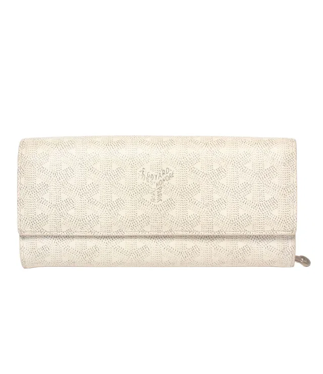 Goyard Wallet Varennes White in White from The Reluxe