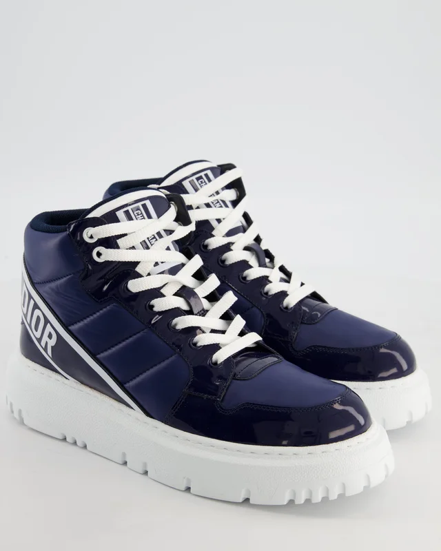 Dior Navy D Player Quilted Trainers Size EU 38 in Navy from Sellier, photo 2 of 2
