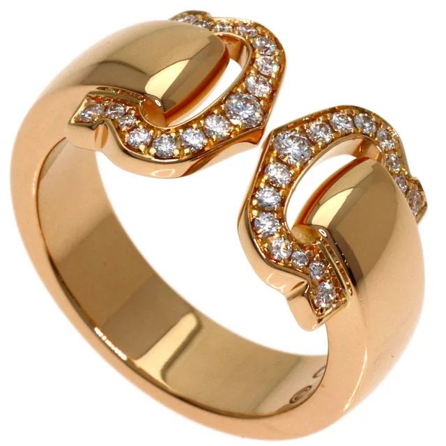 Cartier 2C Diamond 48 Ring 18K Pink Gold in Pink from The Reluxe