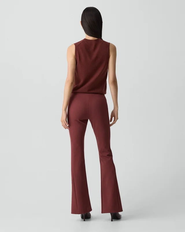 Theory Flared Slit Legging in Motion Ponte, photo 4 of 5 from Theory