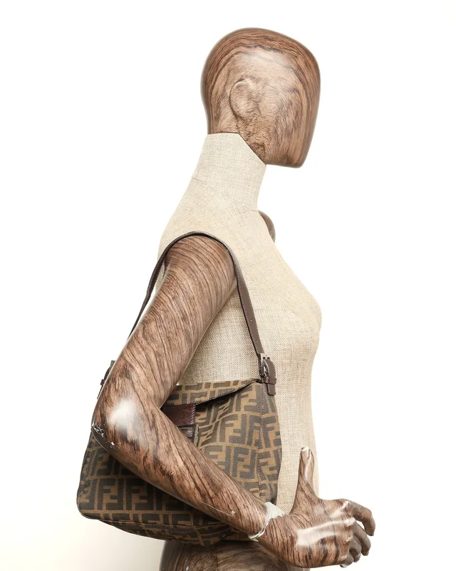 Fendi Zucca Fold-Over Baguette Bag in Canvas from A Retro Tale, photo 9 of 9
