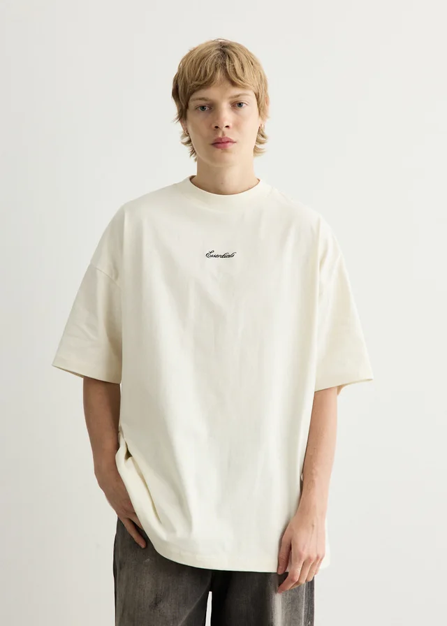 Fear of God Essentials Signature 90s Short Sleeve T-Shirt in White from Incu, photo 1 of 1