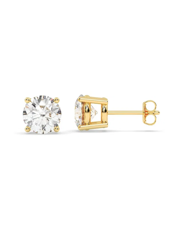 Lab Grown Diamonds 14K 4.00 ct. tw. Lab-Grown Diamond Earrings, image 1 of 1 from Gilt