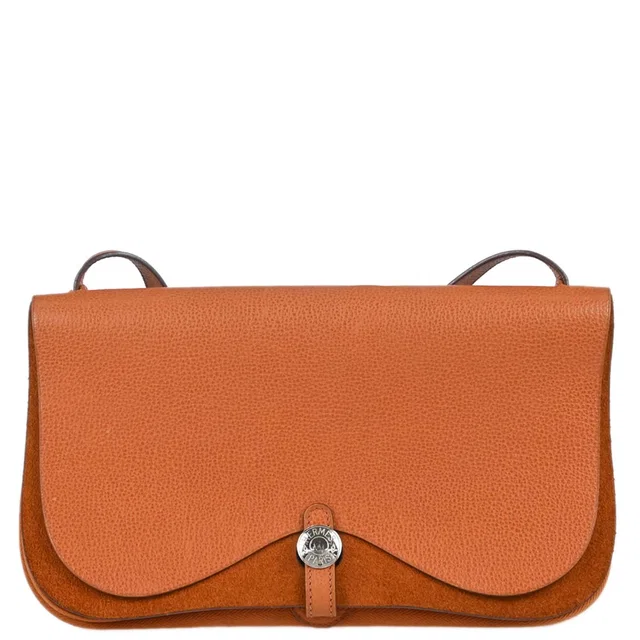 Hermès 2005 Potiron Chevron Vache Liegee Sac Colorado MM Shoulder Bag from AMORE Vintage Tokyo
