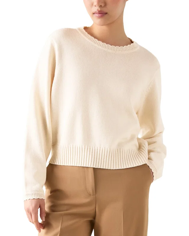 LK Bennett Sandy Cashmere-Blend Sweater, image 1 of 1 from Gilt