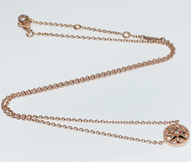 Dior K18PG Rose des Vents Pendant Necklace JRDV95187_0000 in Pink 18K Rose Gold from LuxUness, photo 3 of 4