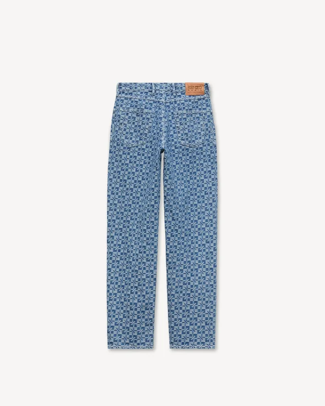 Kenzo 'Kenzogram' cargo monkey fit jeans in japanese denim, photo 2 of 6 from SENSER