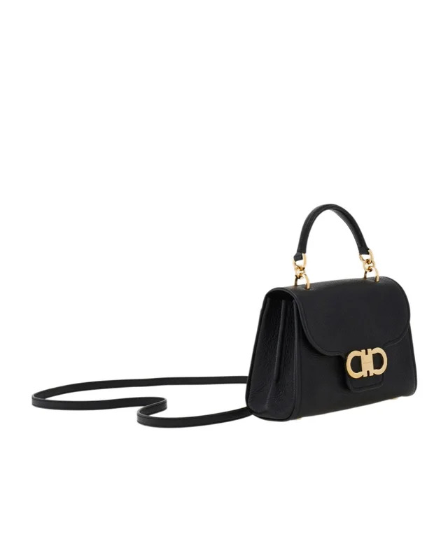 Salvatore Ferragamo Top handle Double Gancini (XS), photo 2 of 6 from SENSER