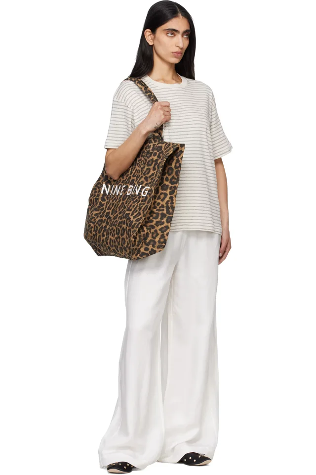 ANINE BING Off-White Cade T-shirt, photo 4 of 4 from SSENSE