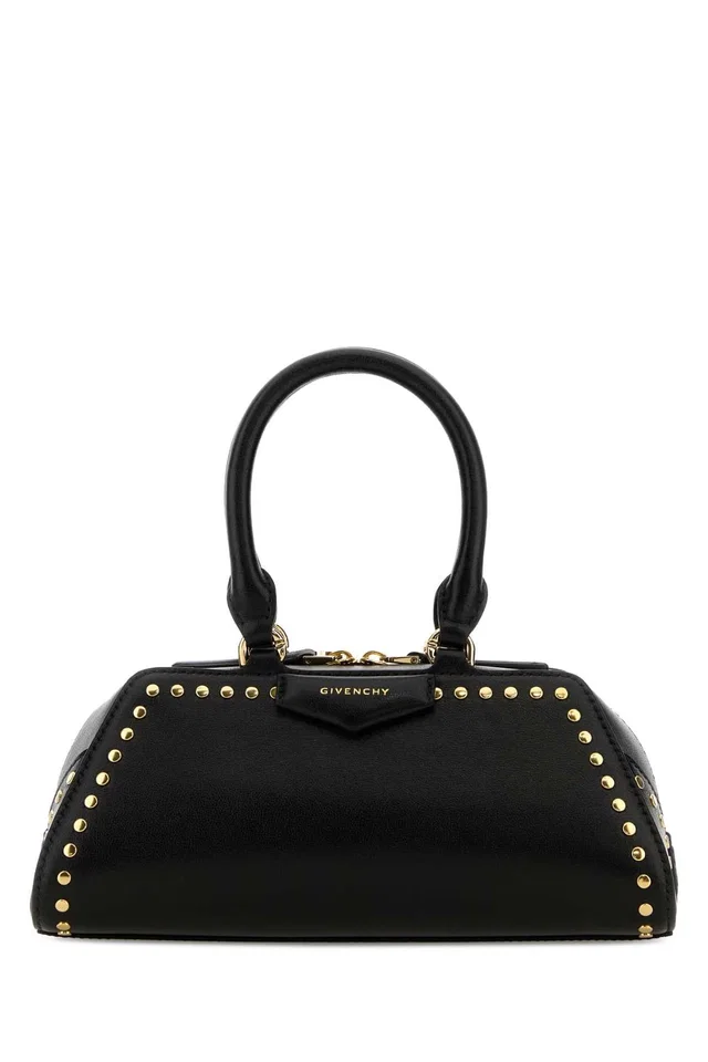 Givenchy East Top Handle Bag — Black in Black Calfskin from HEWI