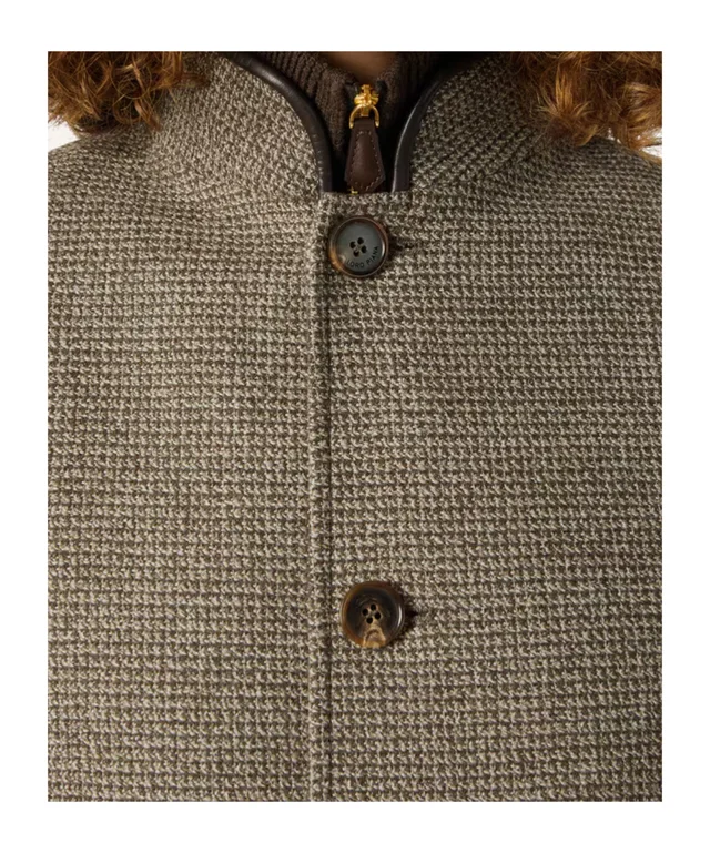 Loro Piana Spagna Mini Jacket in Virgin wool 100% Details: Single Row Buttons Description: The iconic Spagna jacket, first introduced in 1998, is reworked with a more fitted…, photo 8 of 8 from SENSER