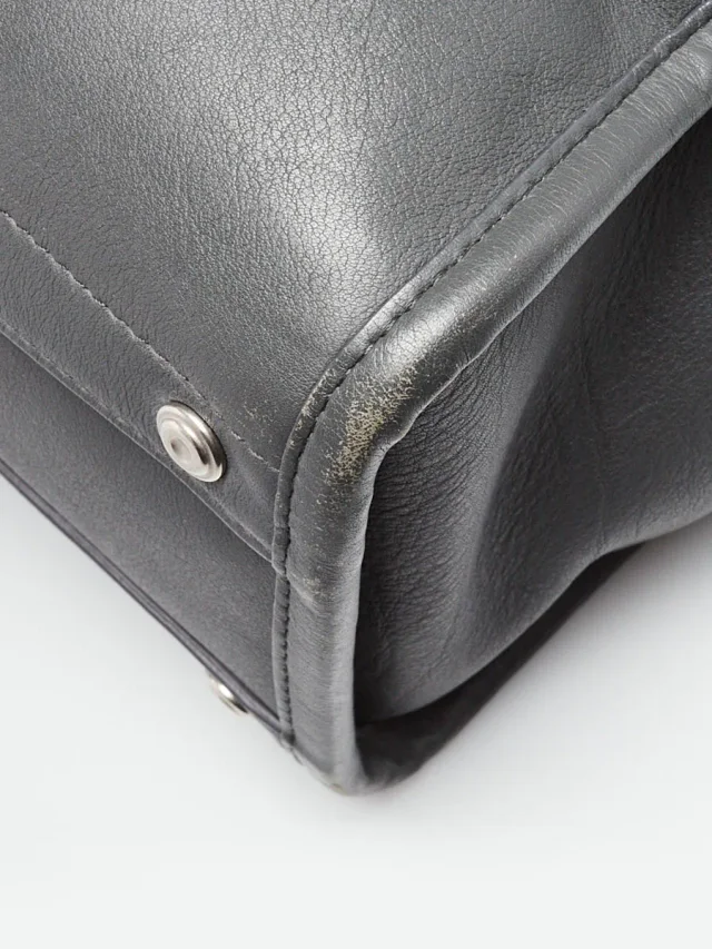 Balenciaga Grey Calfskin Leather Tool Satchel Bag in Grey Calfskin from Yoogis, photo 4 of 12