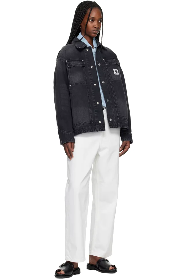 Carhartt Work In Progress Black Arctic Denim Jacket, photo 4 of 4 from SSENSE