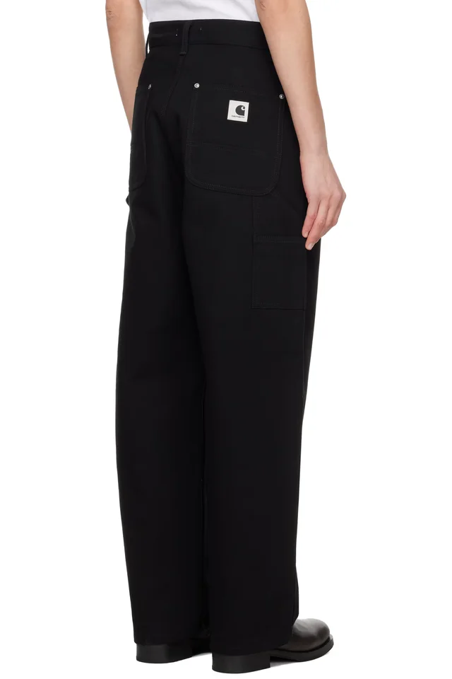 Carhartt Work In Progress Black Brandon Double Knee Jeans, photo 3 of 4 from SSENSE