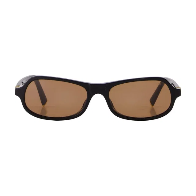 Miu Miu 0mub10su-16k90q55 Acetate Sunglasses — Black in Black from HEWI