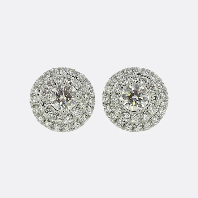 Tiffany & Co. Soleste Diamond Stud Earrings from The Vintage Jeweller