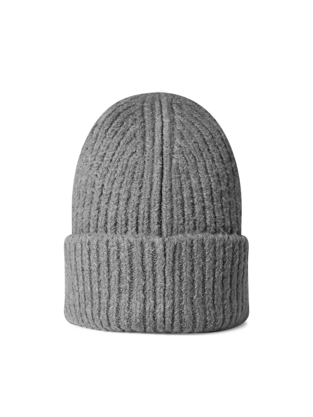 Acne Studios C40225aa3 Beanie — Gray Wool Beanies in Grey Wool from HEWI