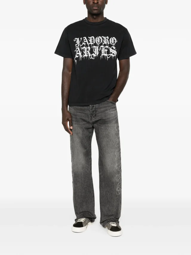 Aries faded graphic T-shirt, photo 2 of 2 from FARFETCH