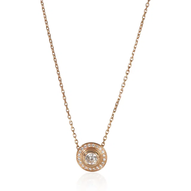 Cartier Rose Gold Diamond Damour Pendant 18k in Pink from HEWI