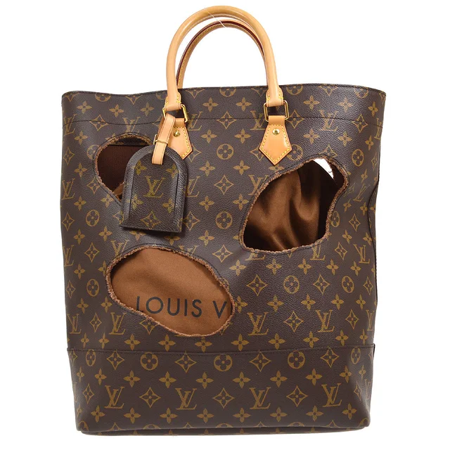 Louis Vuitton x Rei Kawakubo Comme des Garcons 2014 Monogram Bag With Holes M40279 in Coated canvas from AMORE Vintage Tokyo