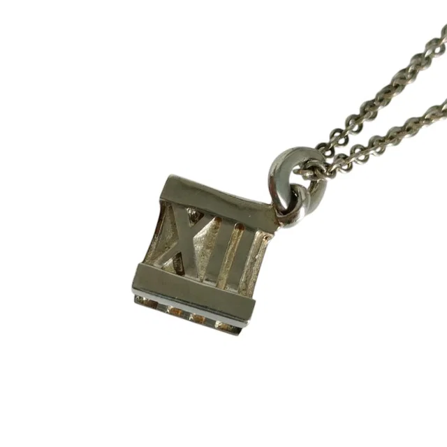 Tiffany & Co. Atlas Cube Chain Pendant Silver in Silver from The Reluxe